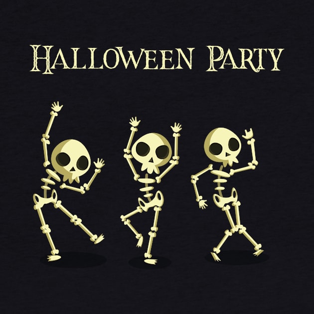 Party Halloween T-Shirt by Freedoms